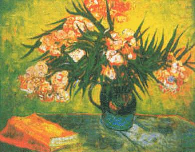 Still Life, Oleander and Books, Vincent Van Gogh